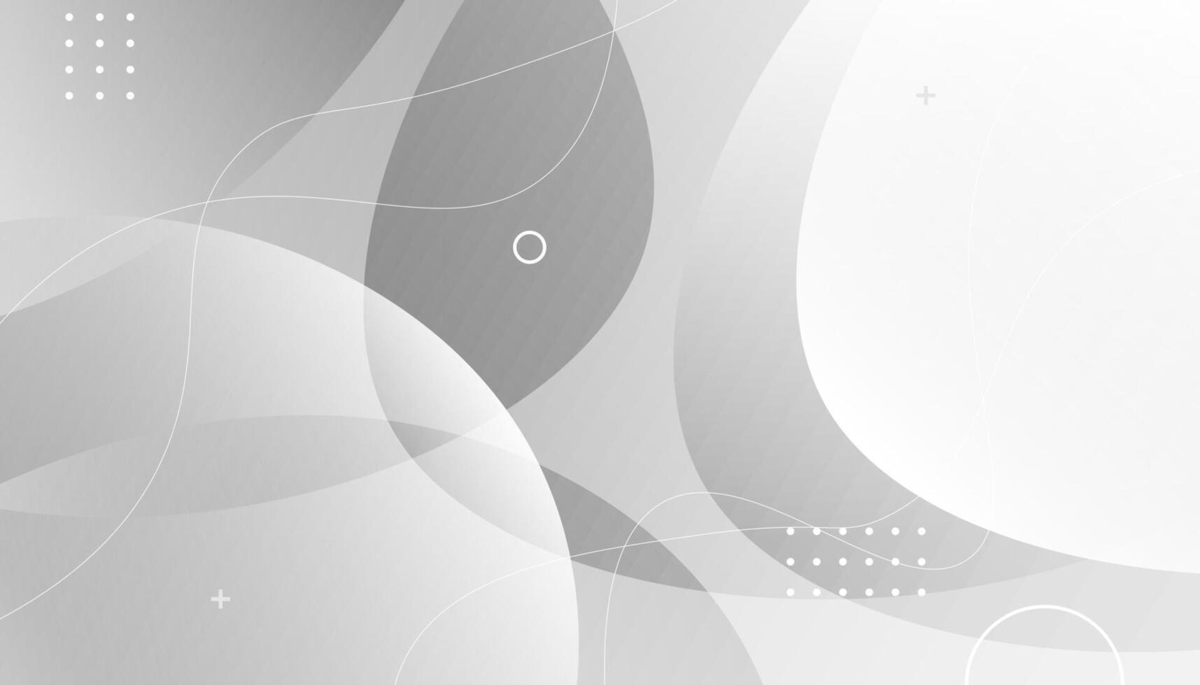 Abstract gray background with curves vector