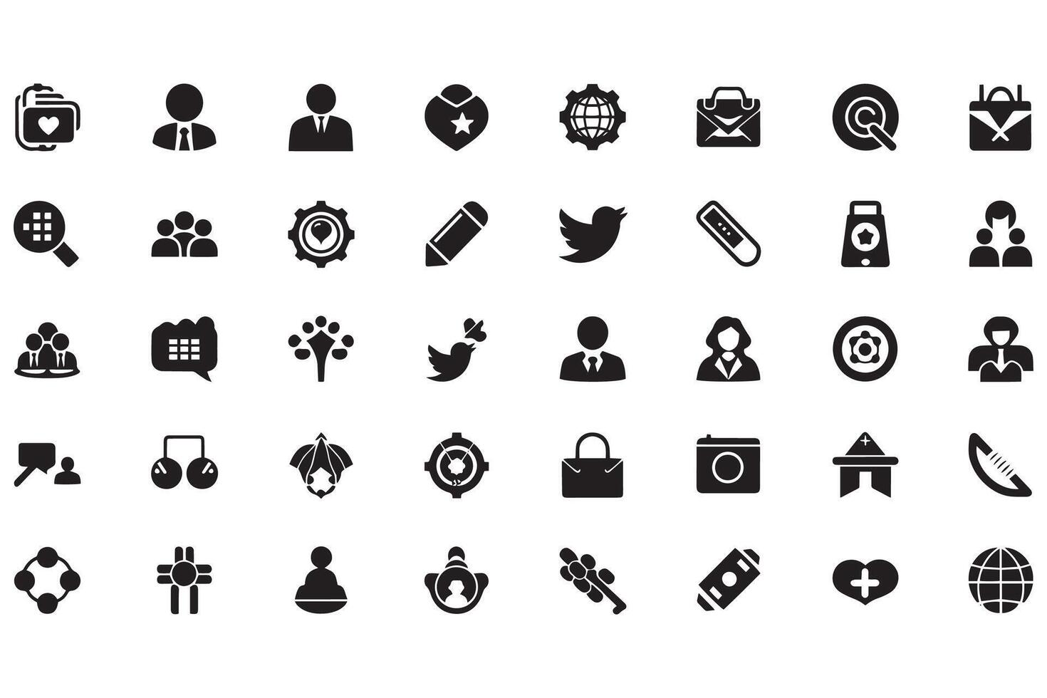 Round Social Media Icons Design Toolkit vector