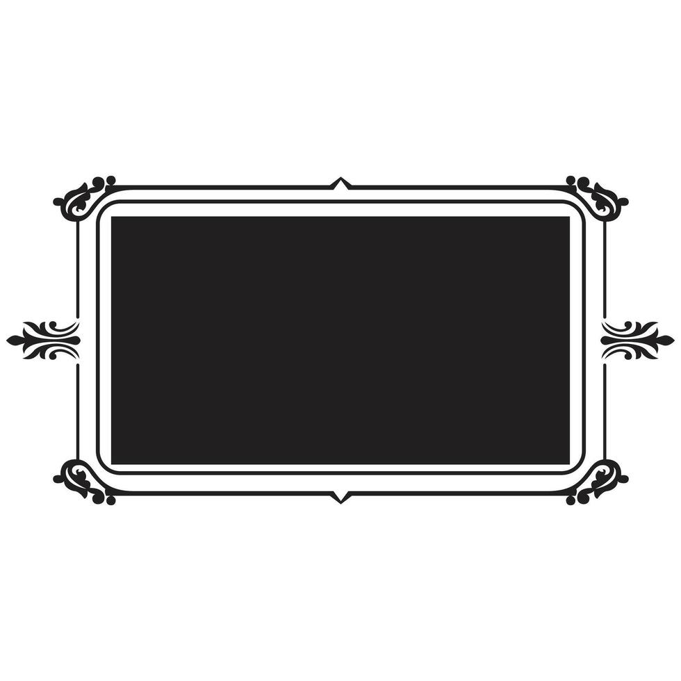 Elegant Floral Corner Frame Art vector