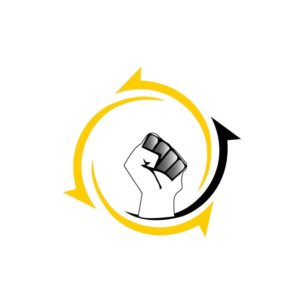 Hand Logo design vector