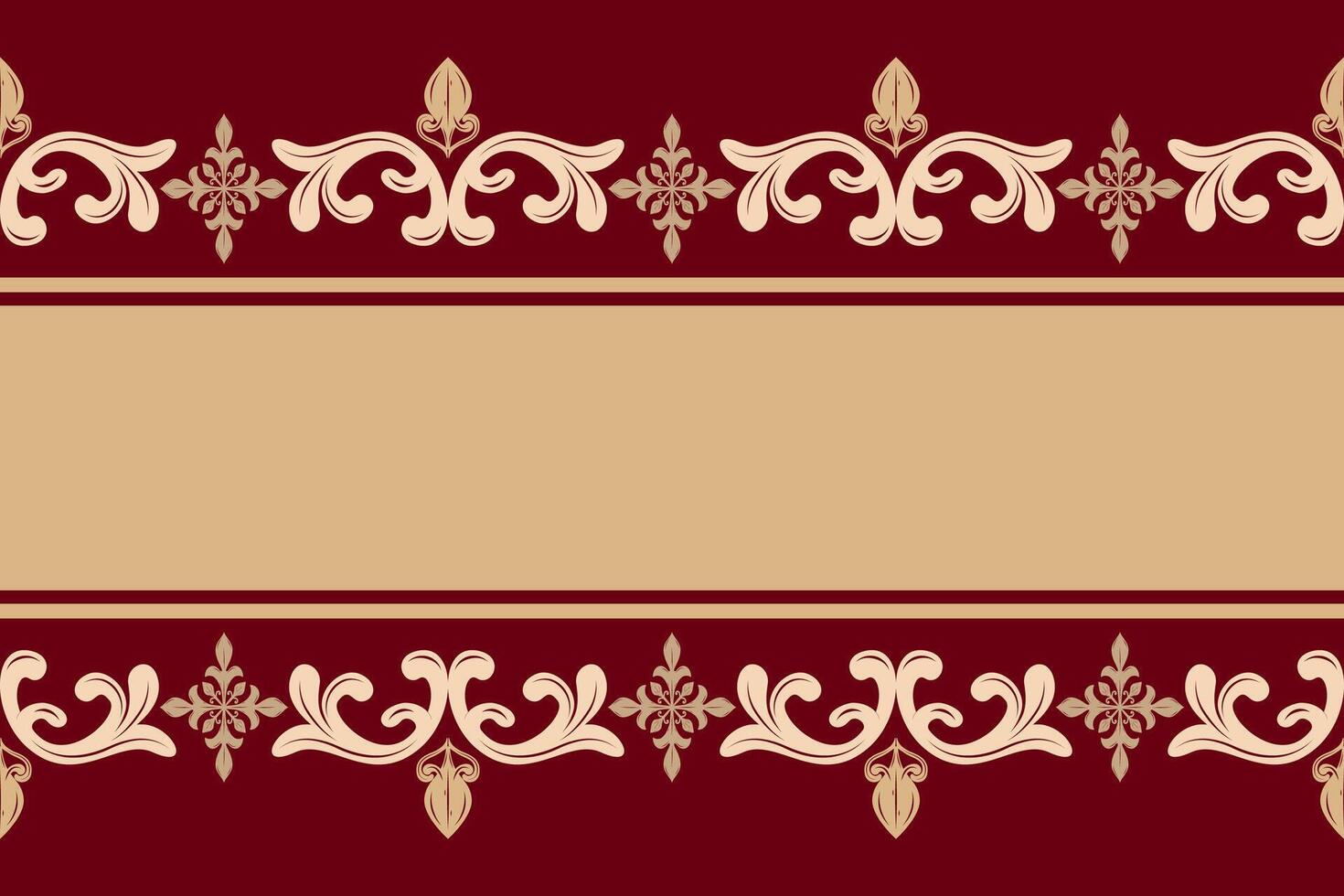 Glossy Gold Florals Thai Selective Art Frame Pattern. Exquisitely Expensive Rich Border with Elegance Luxury Ornament. Royal Silk Weaves handicraft Style for Pillow Greeting Text Invitation Embroidery vector