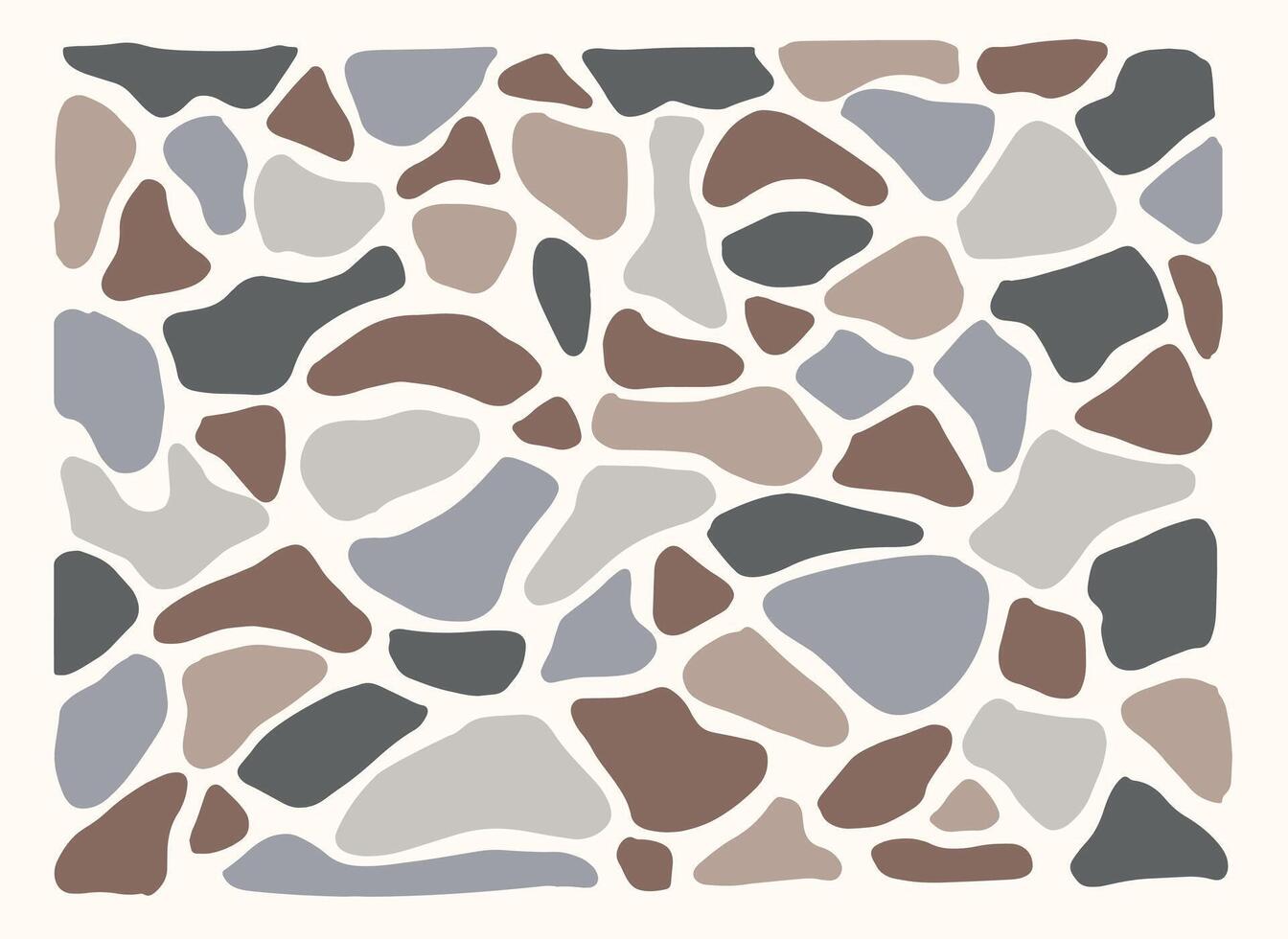 Abstract Pebble Stone Illustration Background vector