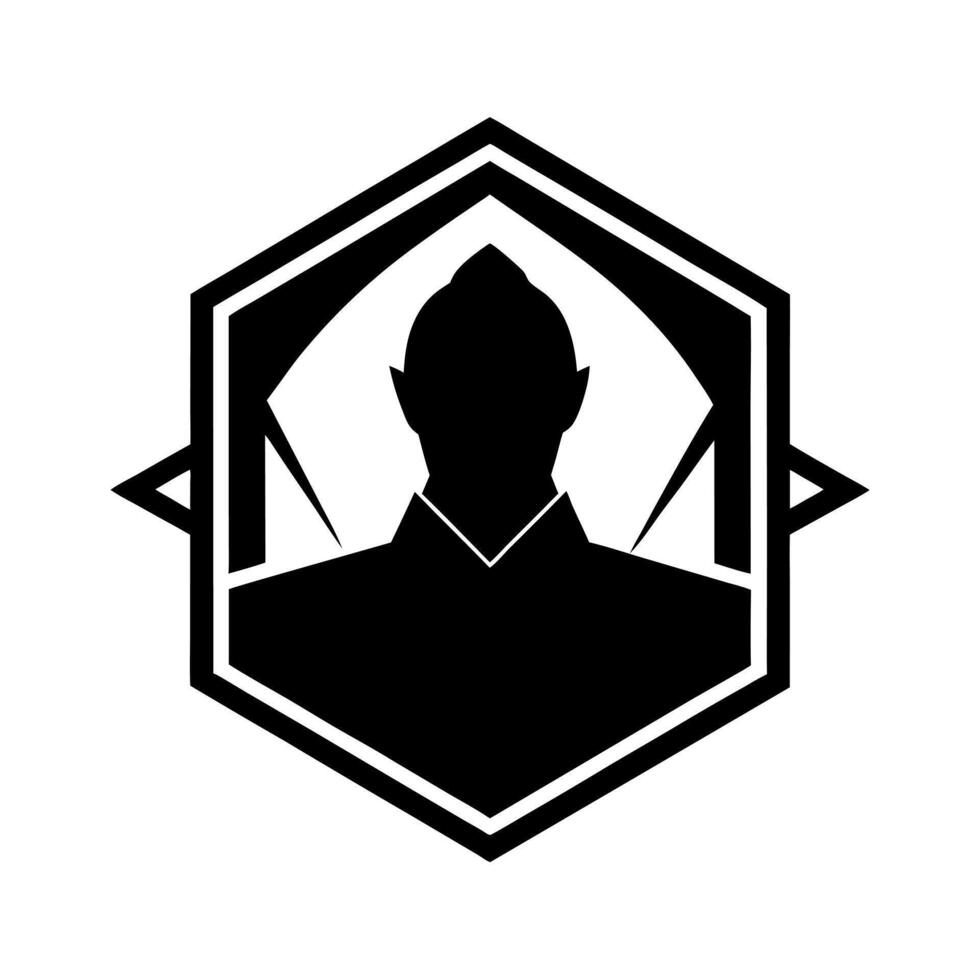Geometric Pattern Silhouette vector