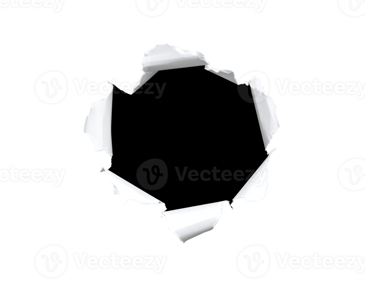 A striking circular opening with ragged edges creates a sense of depth and discovery. png