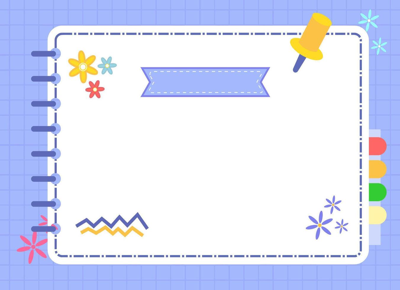 Creative Educational Graphic Designed for Student Reminders and Visual Information Presentation vector