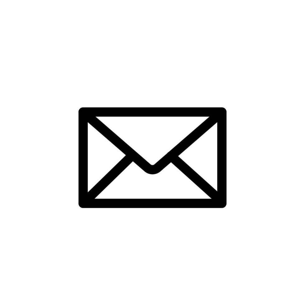 Icon Interface Website Electronic mail message Vectors Outline style