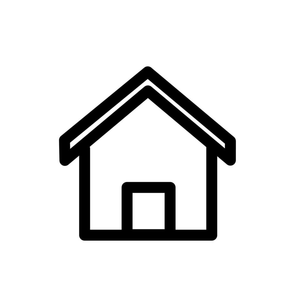 Icon Interface user Website Home Vectors Outline style