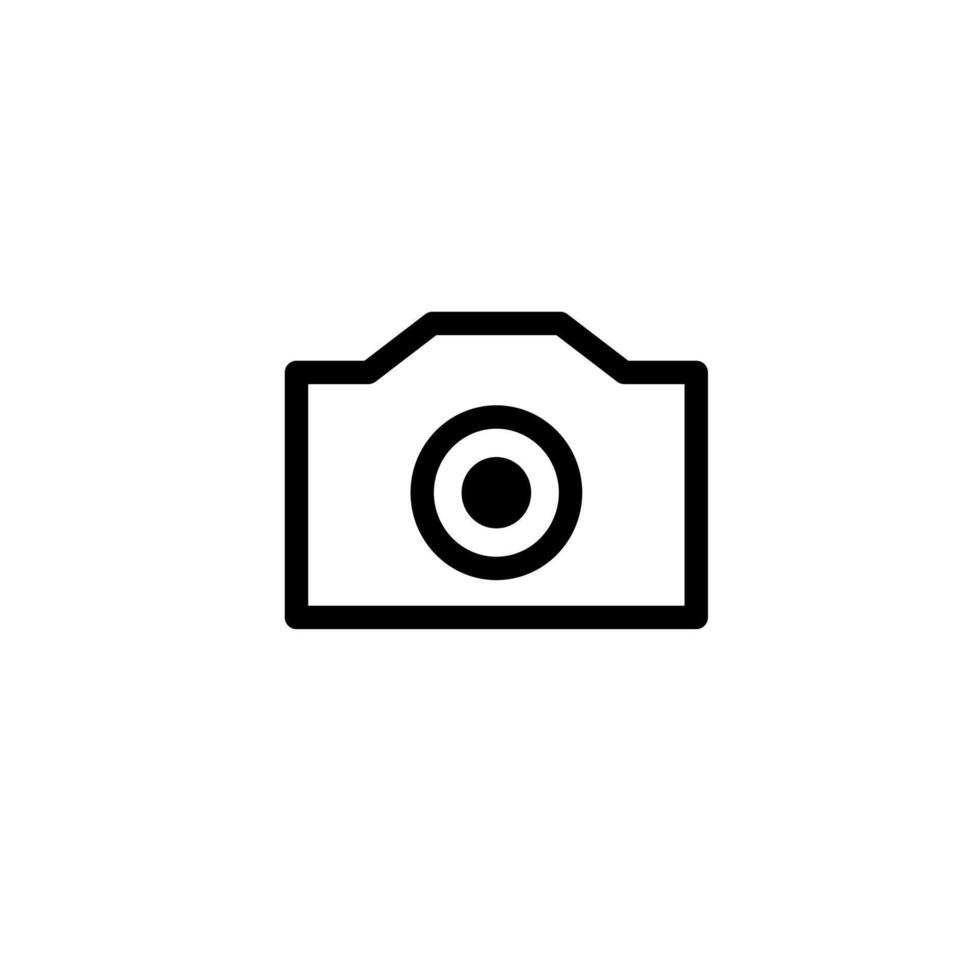 Icon Interface user Website Camera Vectors Outline style