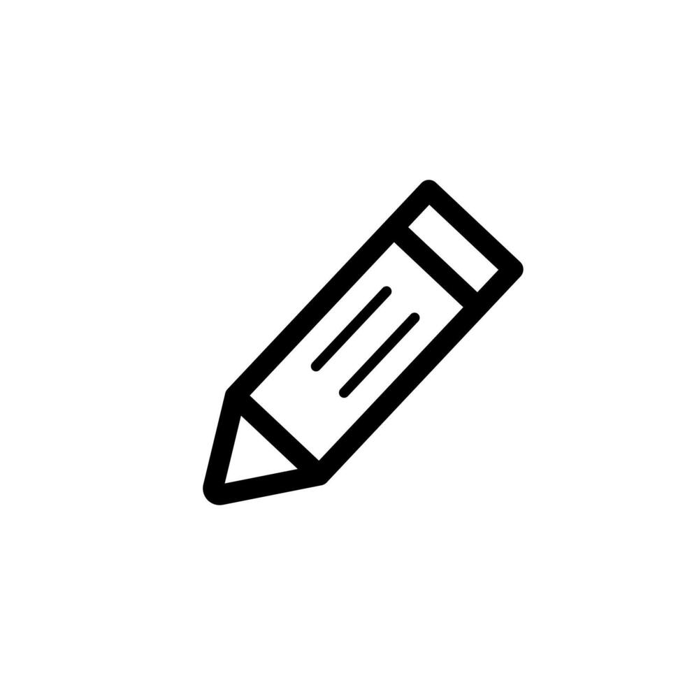 Icon Interface user Website Edit Button Vectors Outline style