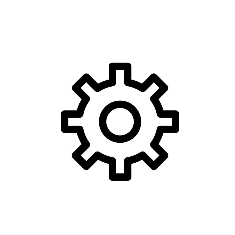 Icon Interface user Website Setting Button Vectors Outline style
