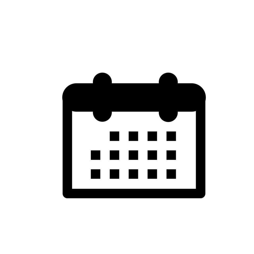 Icon Interface user Website Date Calendar Button Vectors Outline style