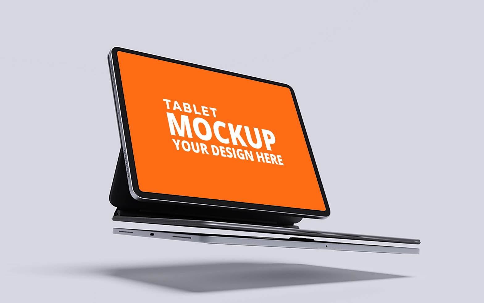 Web Design Mockup on Phone, Tablet Computer psd