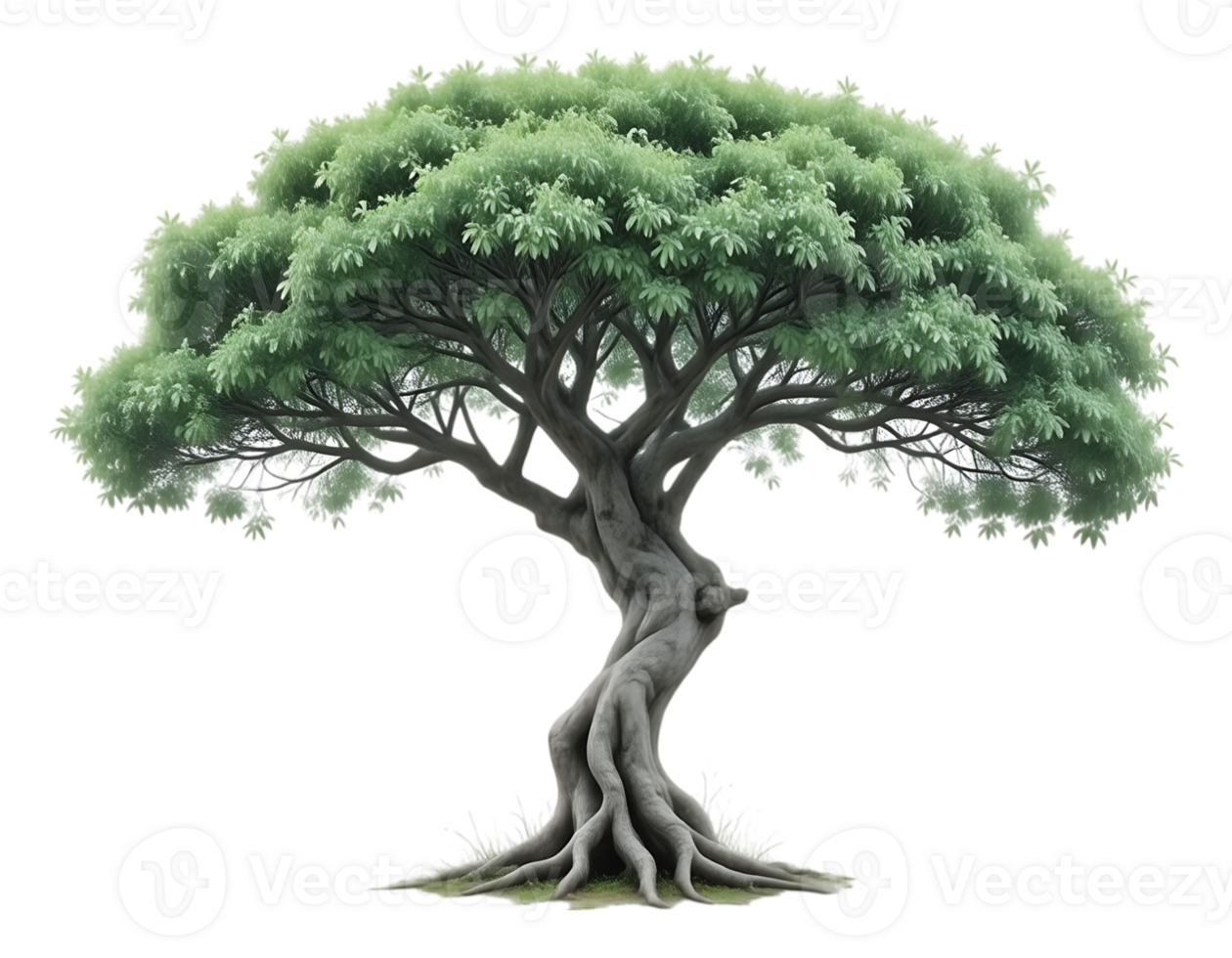 Majestic Tree with Lush Green Foliage png