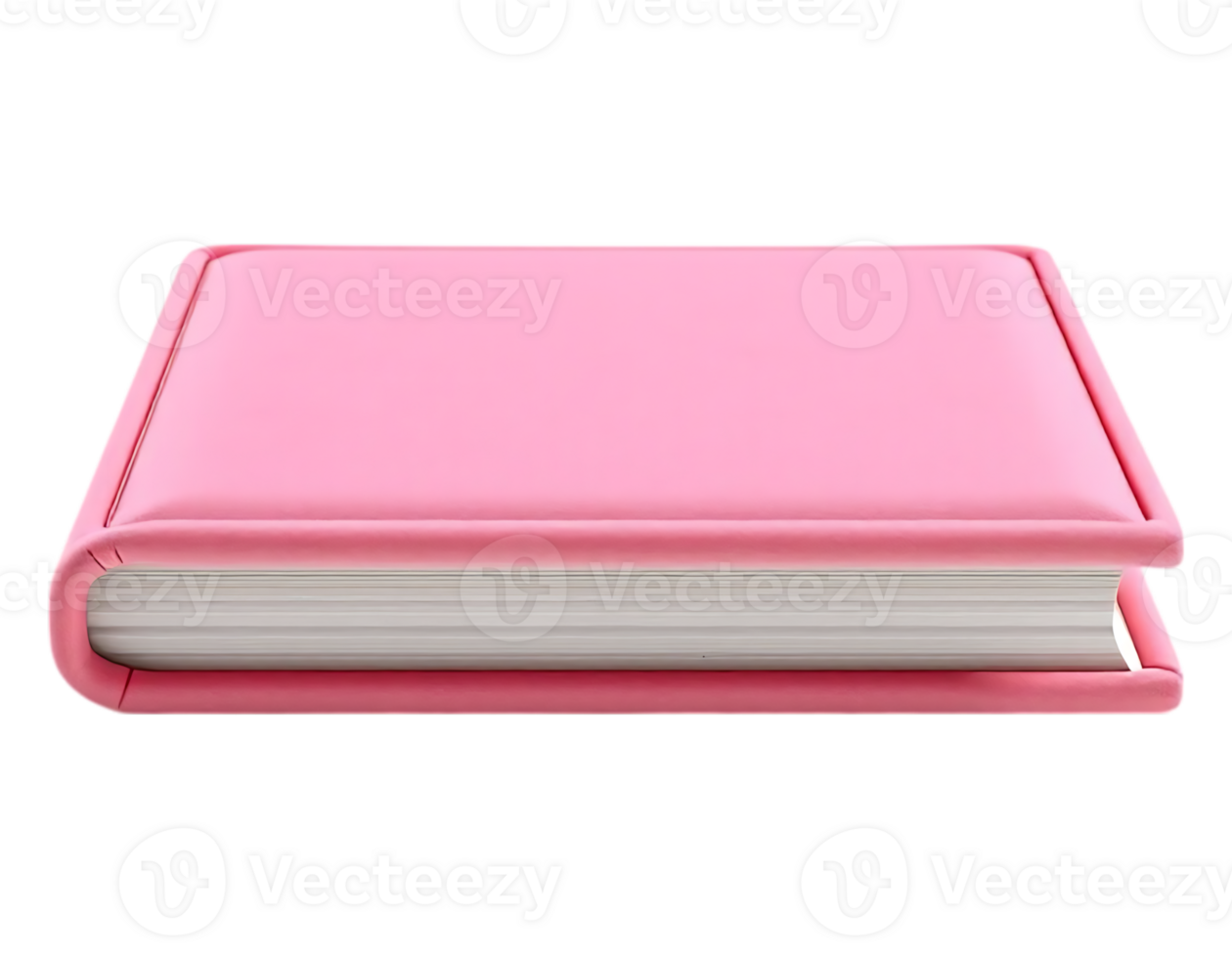 Pink Book Illustration Rendered Diary or Notebook png