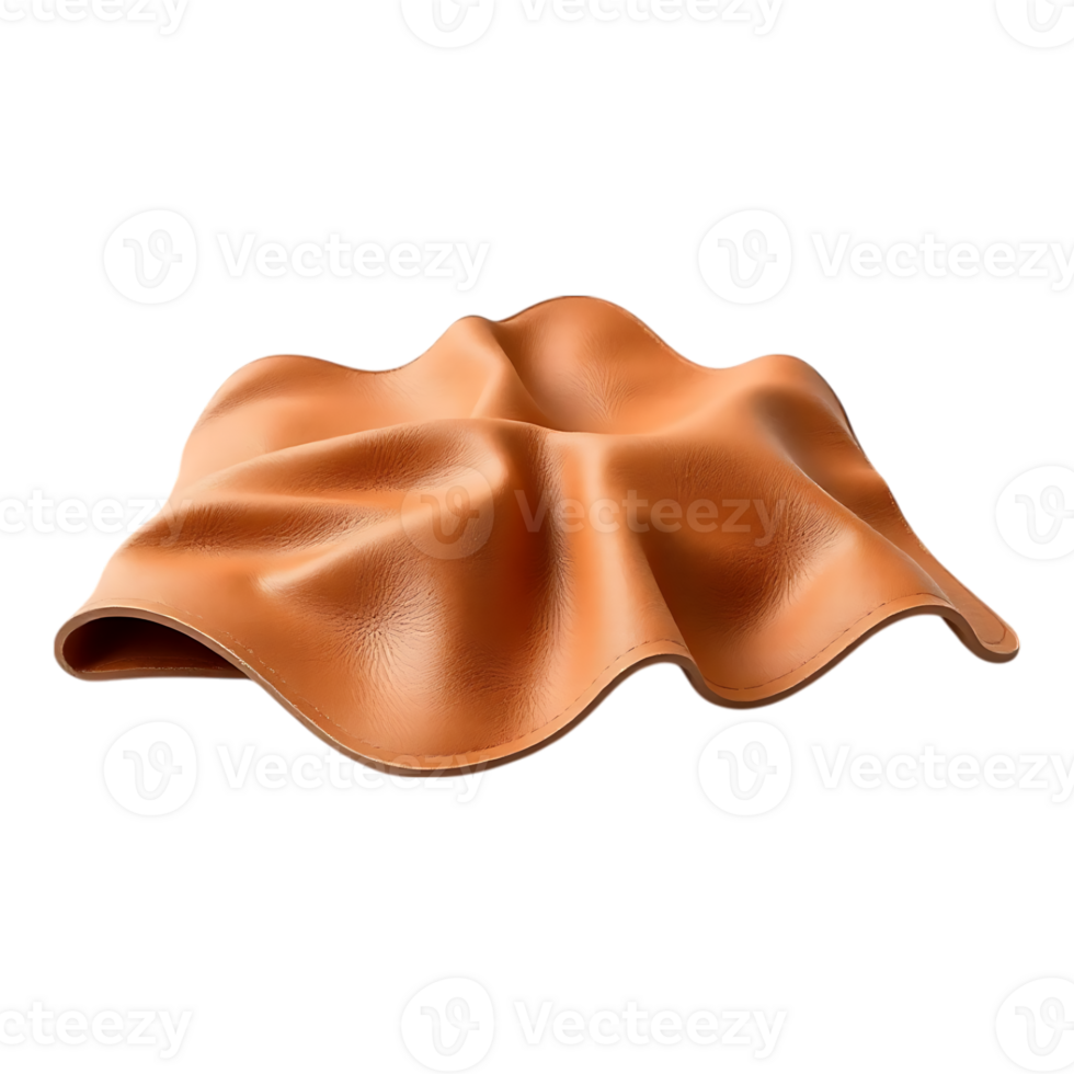 Leather Cloth Render Fluid Draping with Realistic Texture png