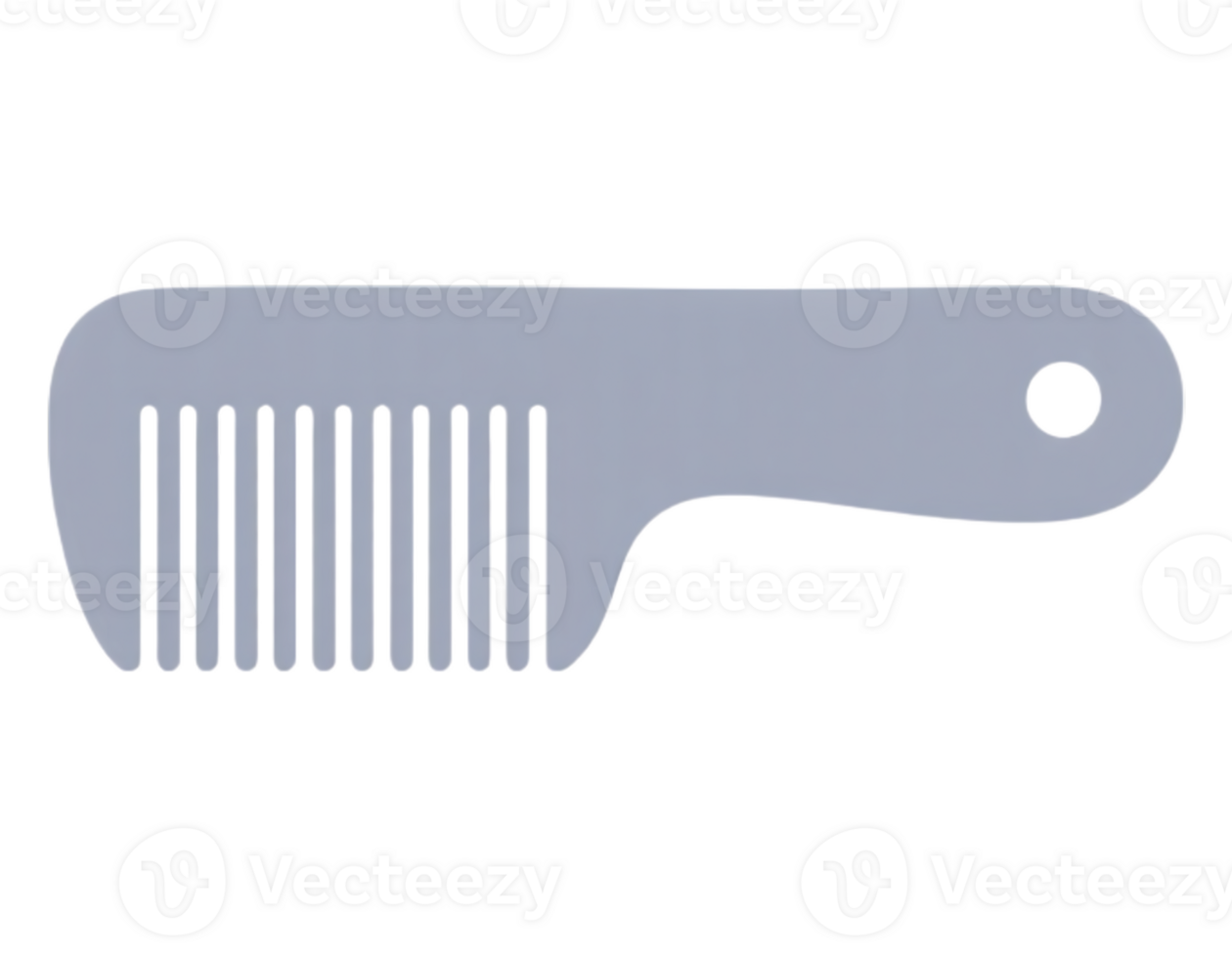 A comb is shown on a black background png