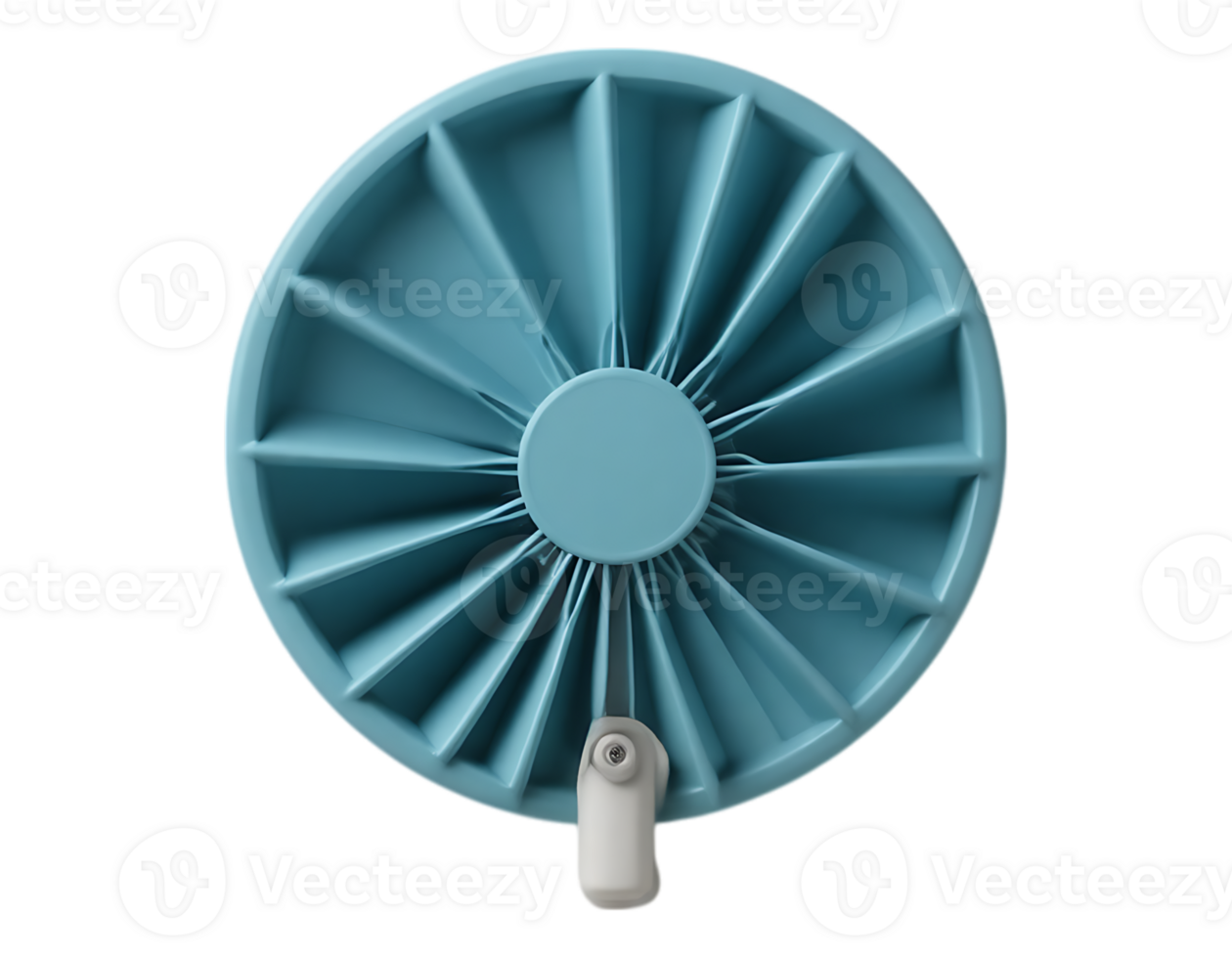 Blue Circular Plastic Device with Spout png