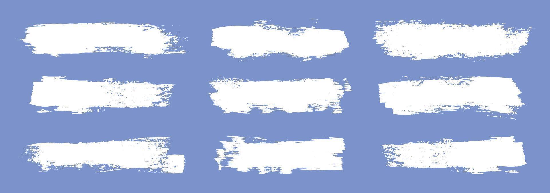 Large set of grunge textures vector