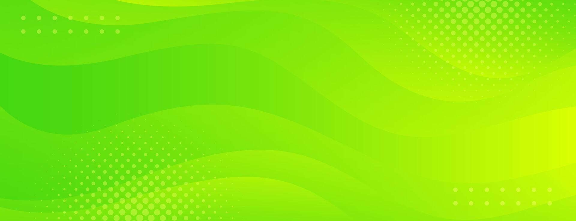 Green gradient abstract banner background design vector