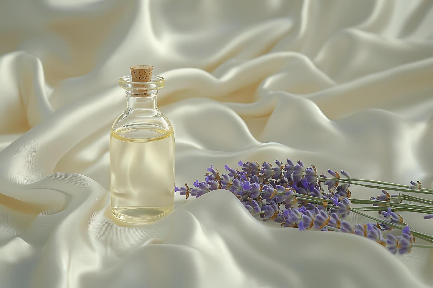 Tranquil Lavender Essential Oil A Relaxing Aromatic Experience. photo