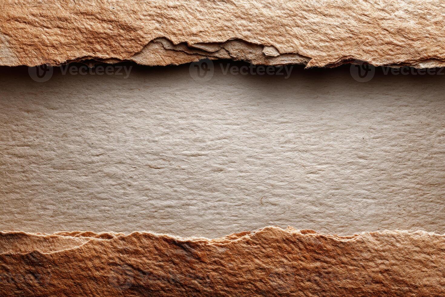 Creative aged cardboard with rustic texture and ample copy space in the center for versatility photo