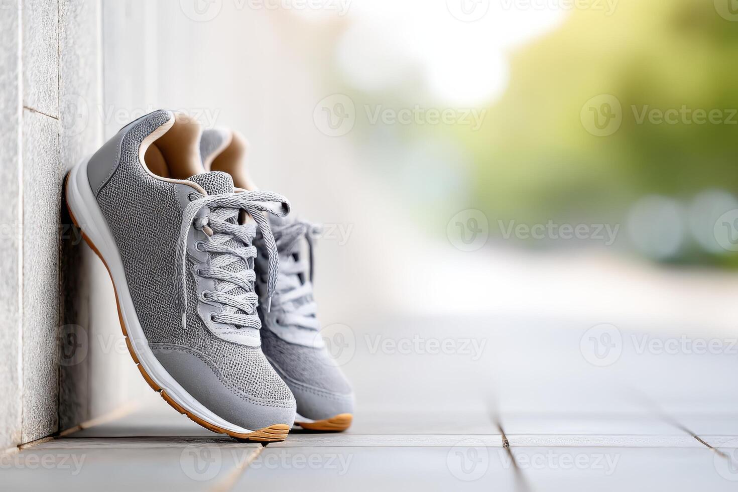 Supportive shoes in outdoor setting for comfort and joint health tips photo