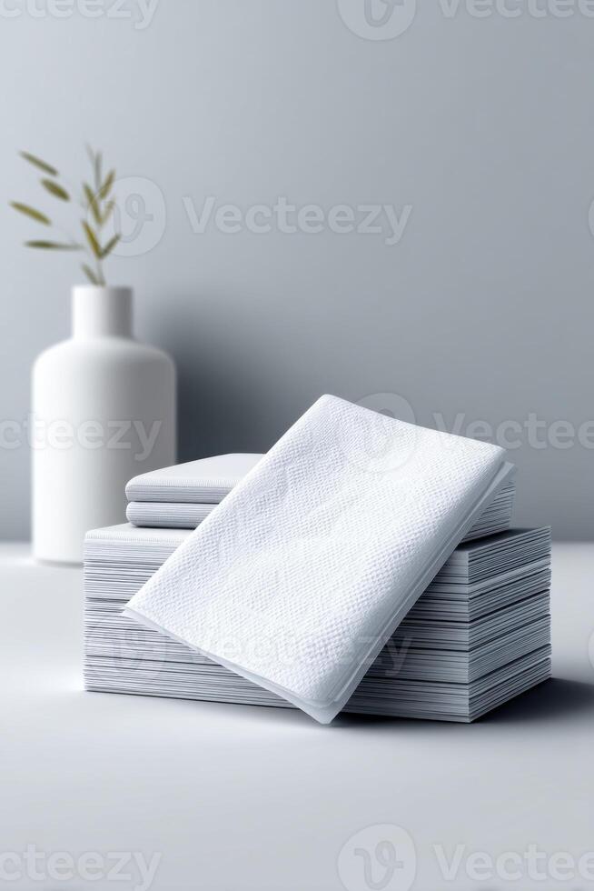 Absorbent pads offer comfort and convenience with an inviting mockup showcasing bright design and user-friendly appeal photo