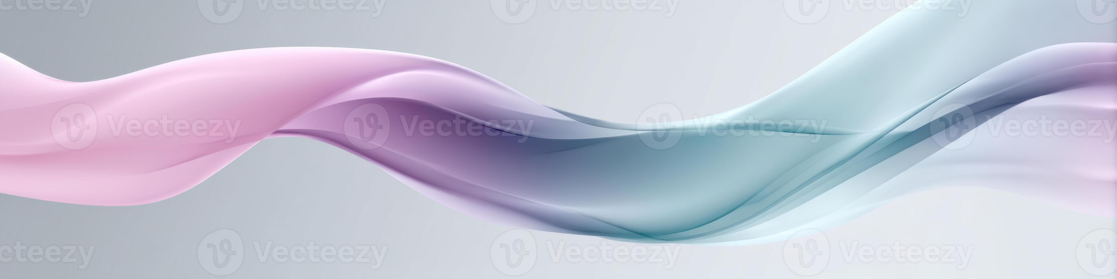 Playful representation of fluid abstract lines in a vibrant environment with creative copy space photo