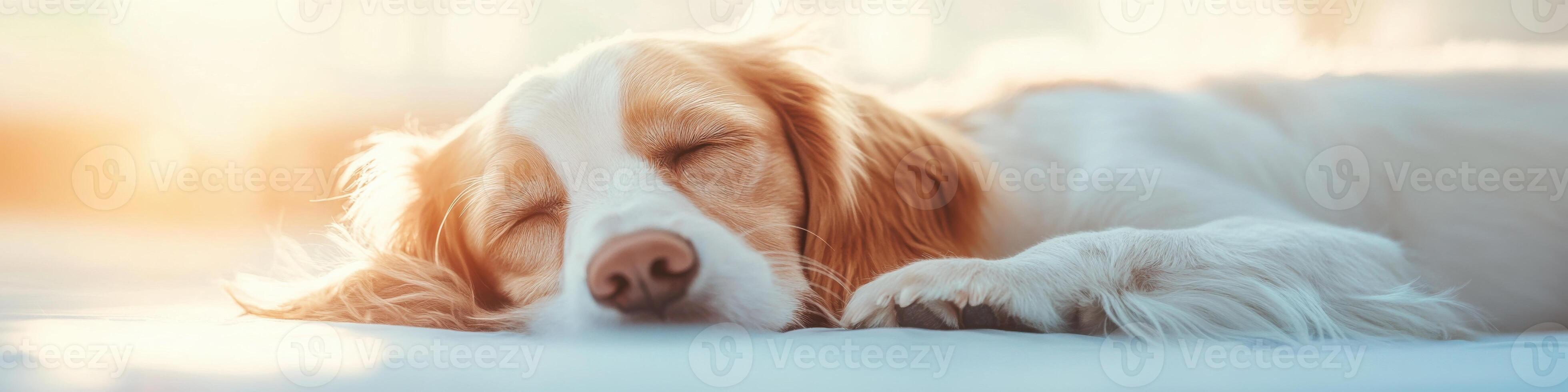 Comforting therapy dog provides support to patients in hospital room for healing and companionship photo