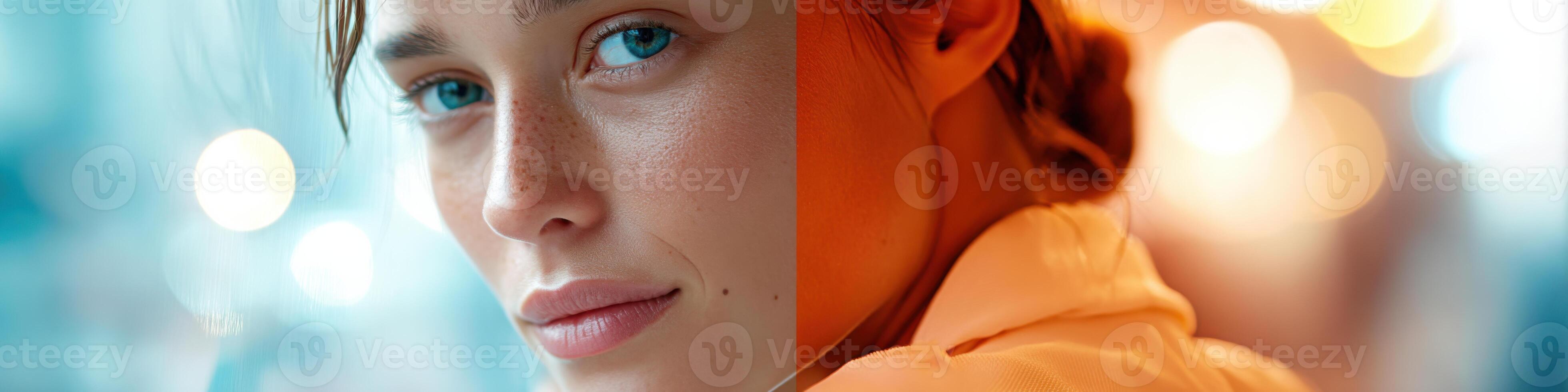 Embracing authenticity through mindful choices and self-acceptance in dynamic before and after visuals photo