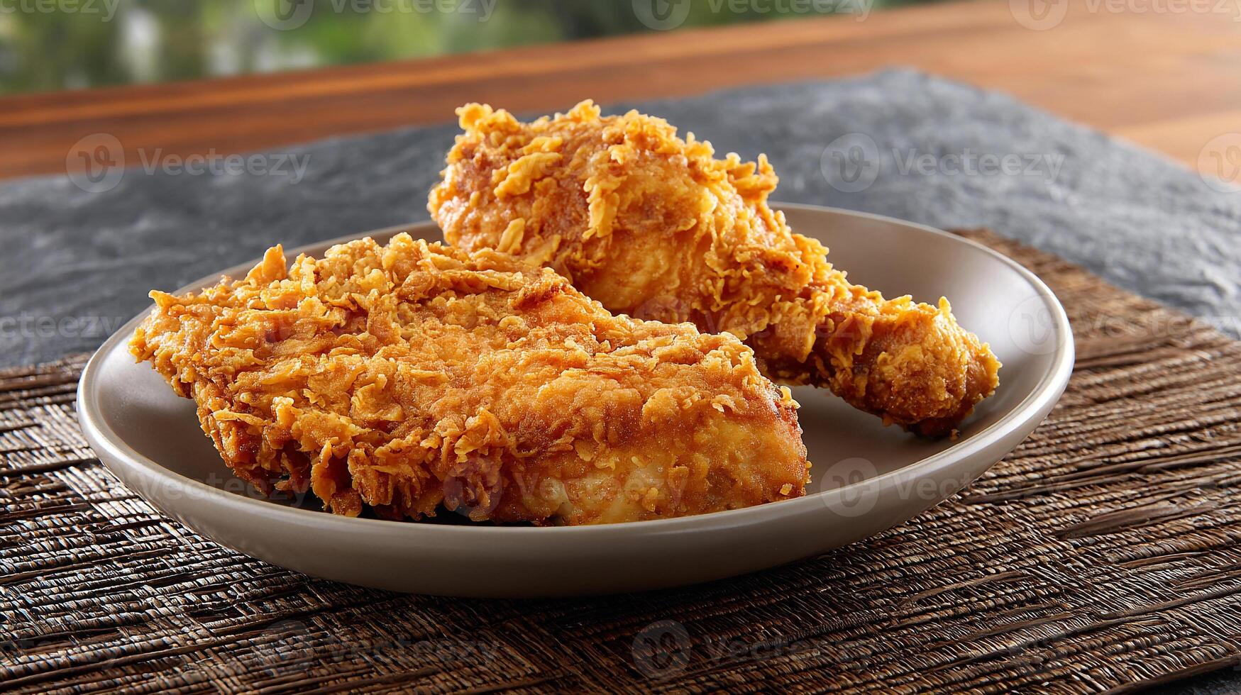 Chicken snack in soft diffused lighting, Chicken fried wallpaper photo