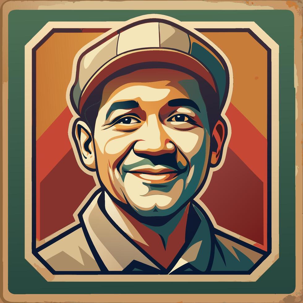 nostalgia icon, a fading photograph with sepia vector