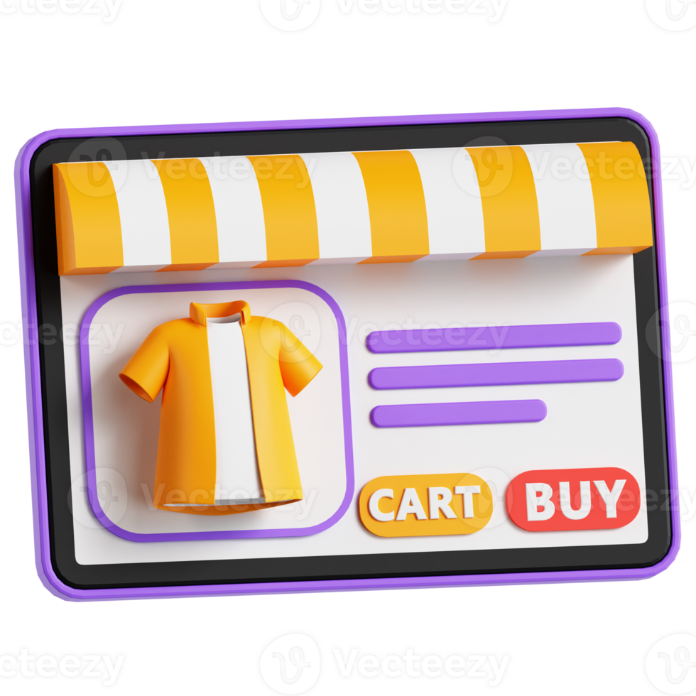 online store interface png