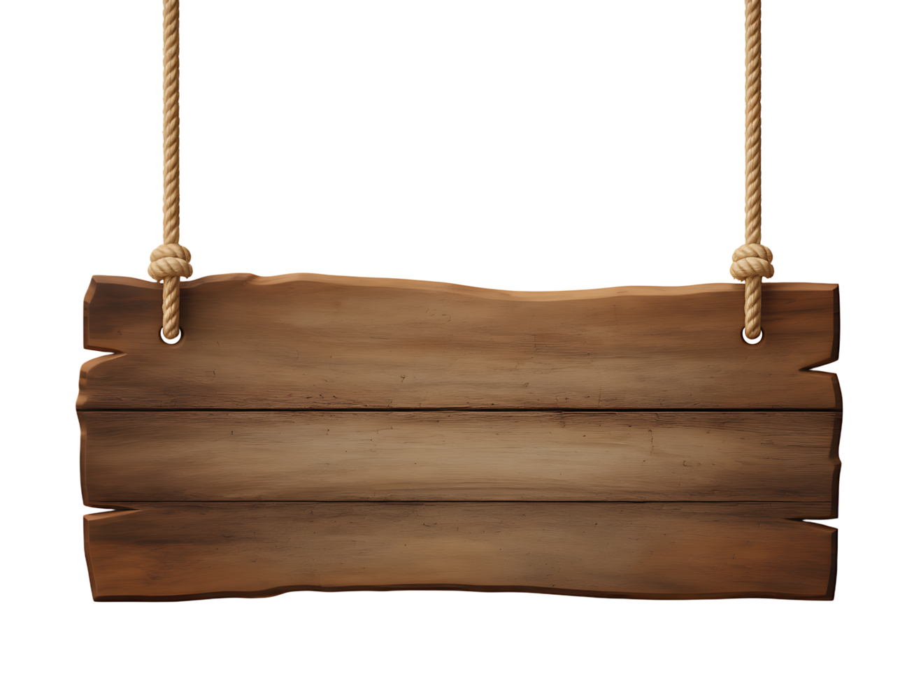 Wooden sign hanging on a rope png