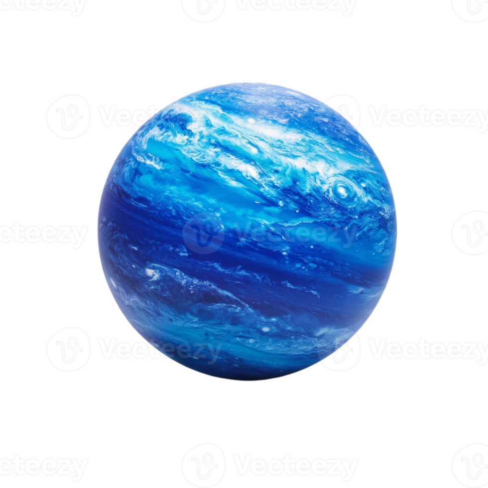 Stunning image of planet neptun for educational and astronomy design projects png