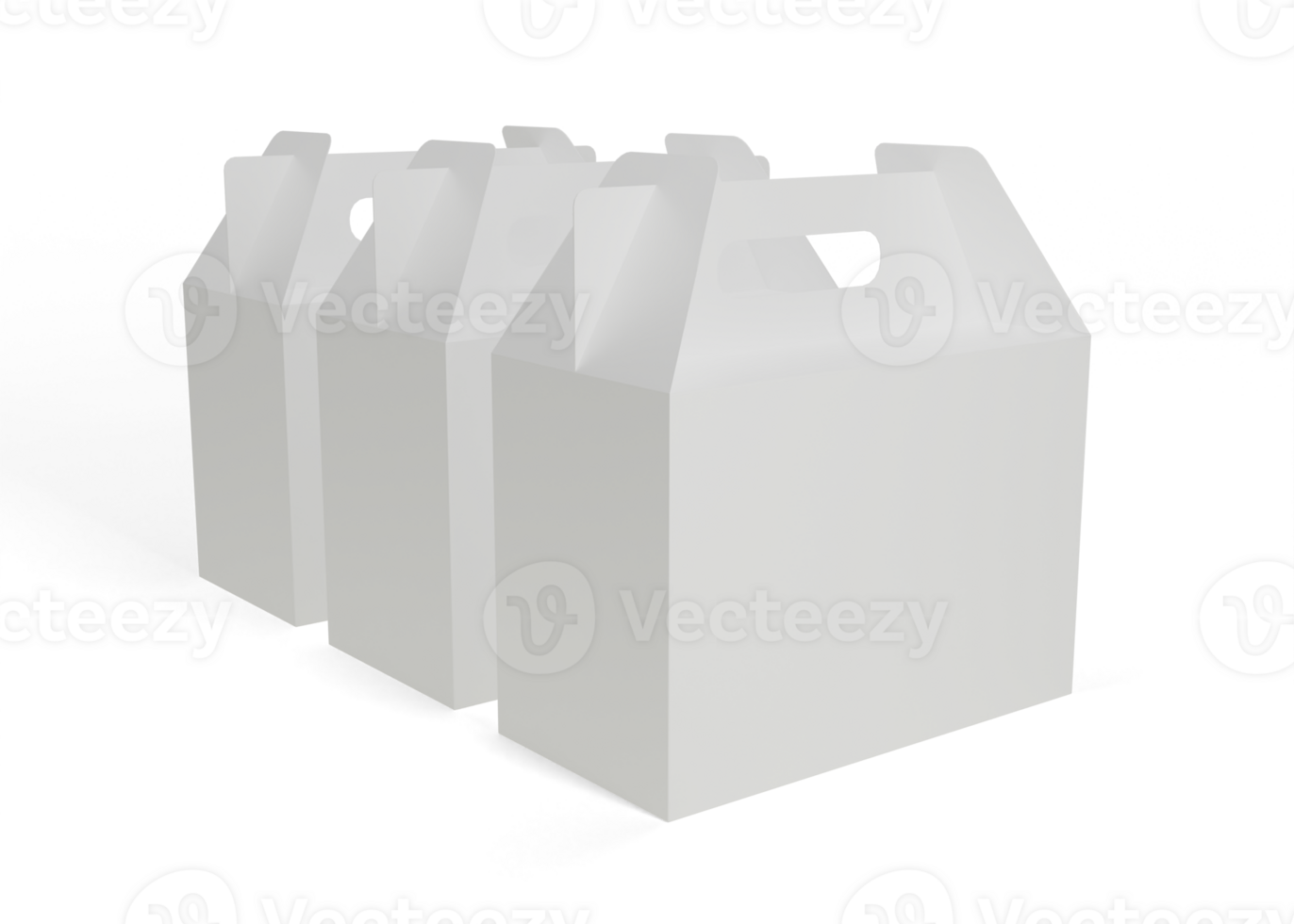 Box Holder Mockup for Takeaway and Packaging Design png