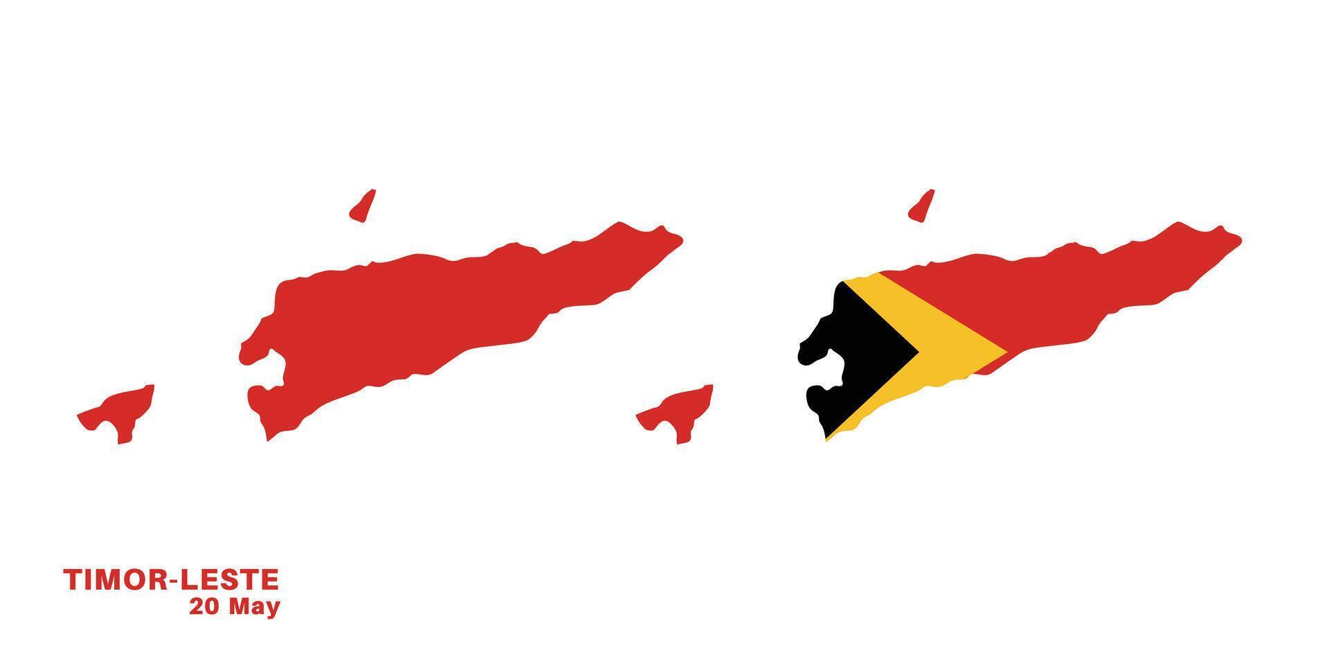 timor leste flag and map set. laos flag in official colors and proportions., map vector