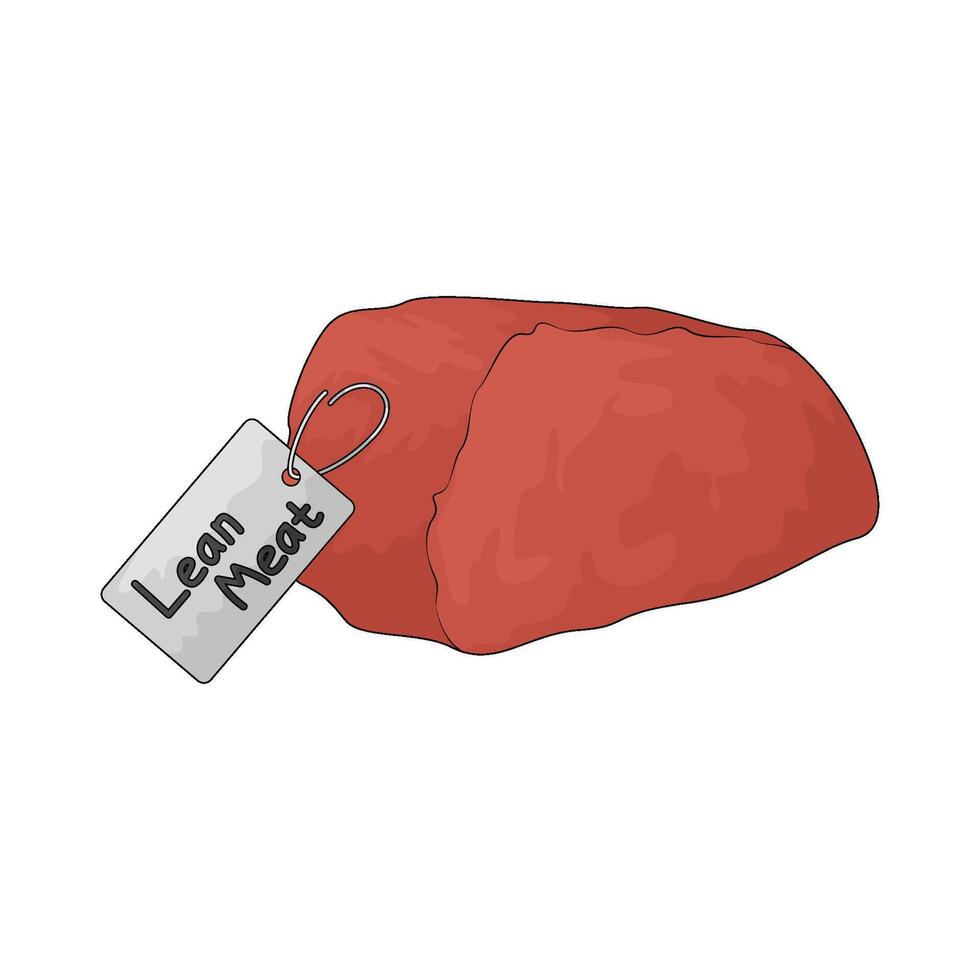 meat for diet illustration vector