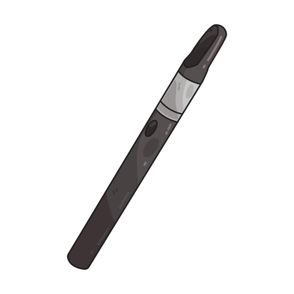 black vape pen vector