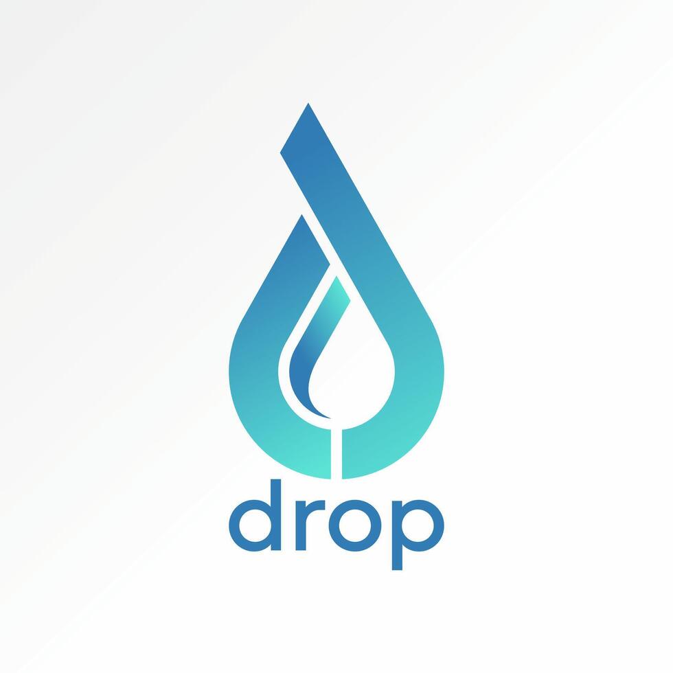 line water drop like ribbon and initial IJ font vector