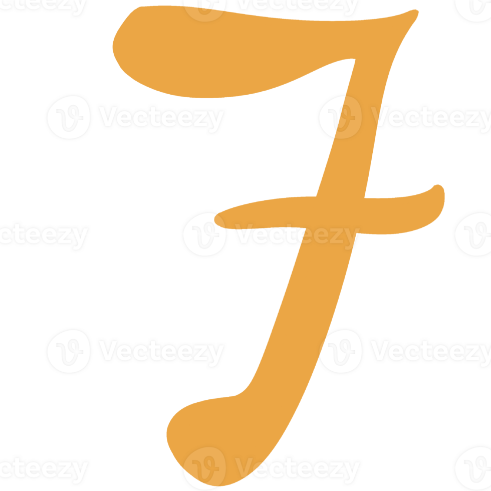 Bold number 7 png