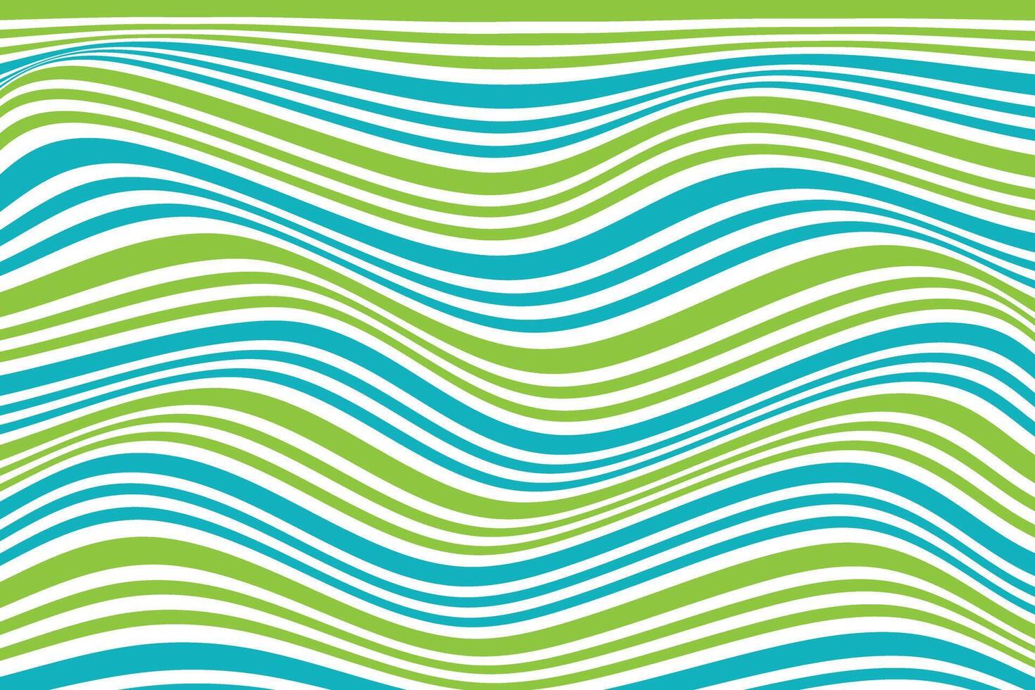 simple abstract sky blue and green color horizontal wavy distort line pattern wavy lines abstract turquoise and green vector