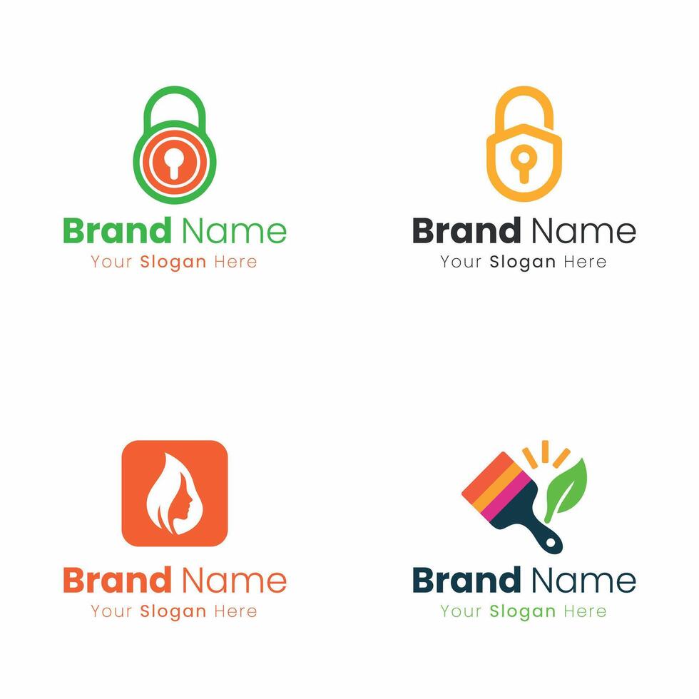 Professional Brand Identity Logo Design Services for Business Growth and Marketing Strategies vector