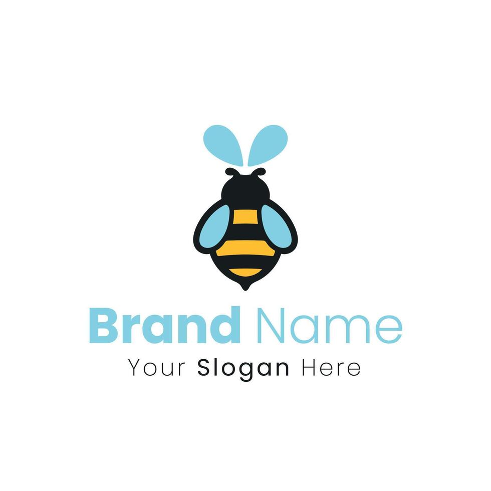 Creative and Unique Bee Logo Design for Your Brand Identity Needs vector