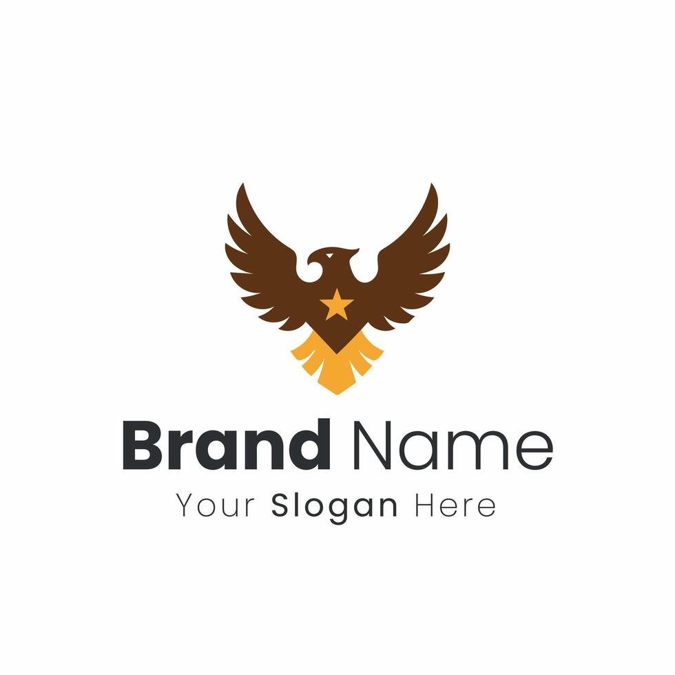 Creative Professional Minimalist Majestic Eagle Logo Design For Your Business Identity vector