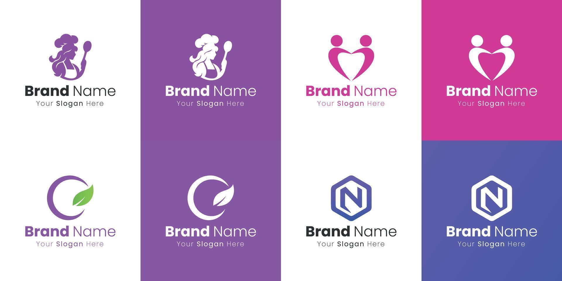 Professional Brand Identity Logo Design for Modern Businesses and Startups vector
