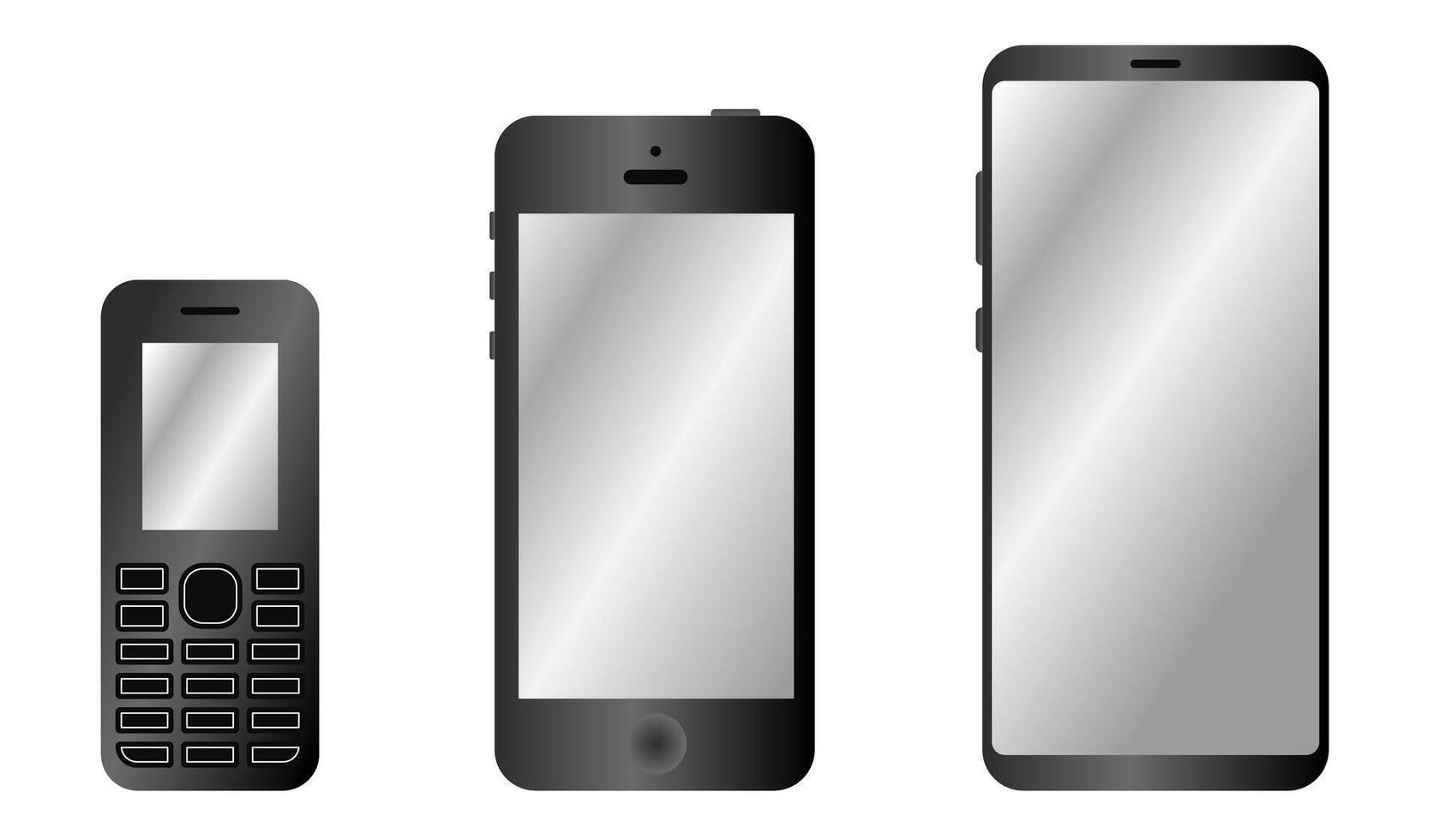 Modern technology icons. vector
