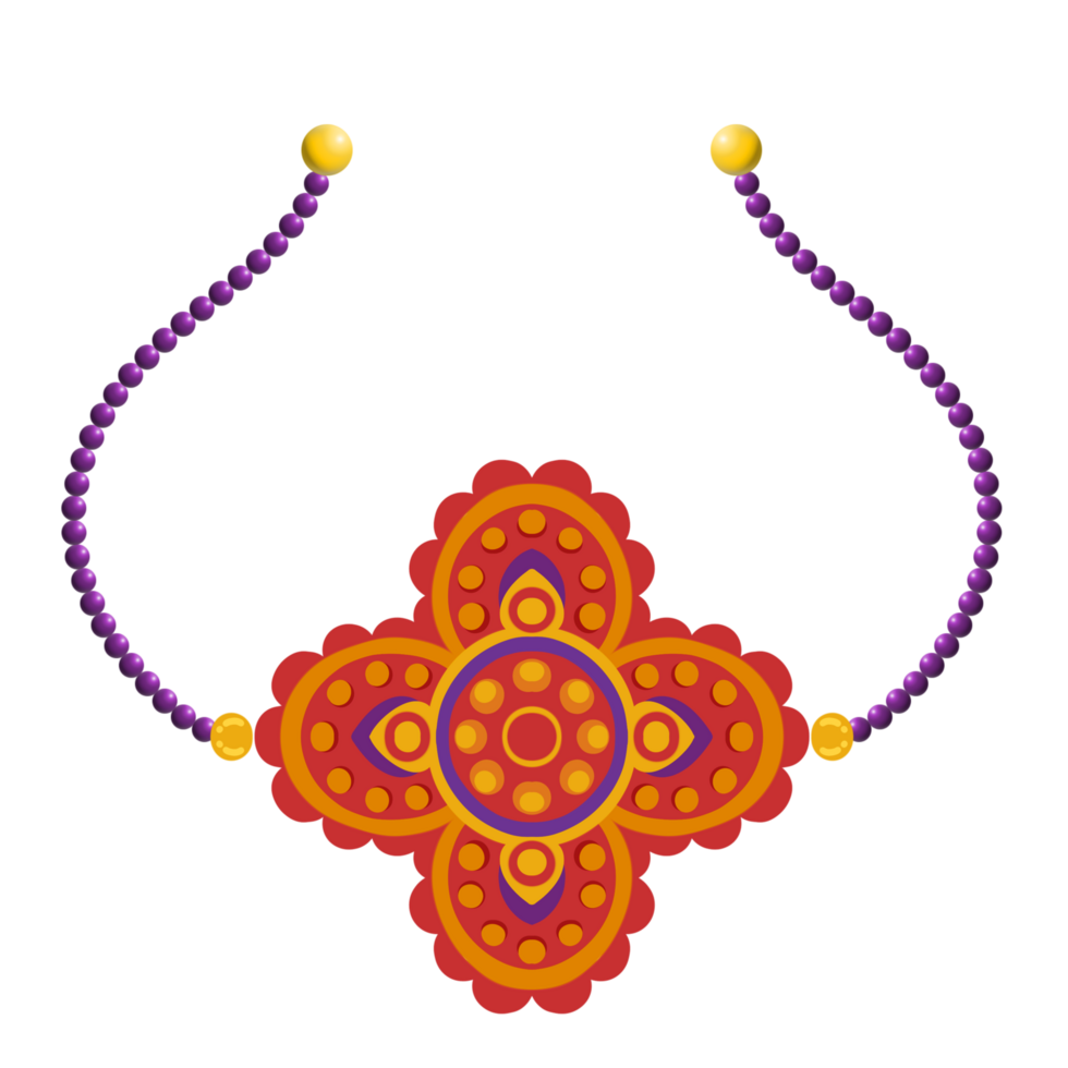 Red rakhi for raksha Bandhan png