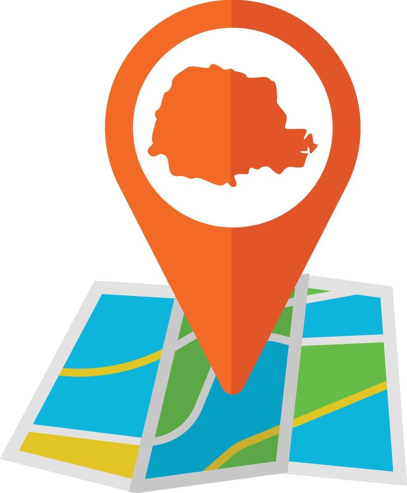 Map location icon illustration vector
