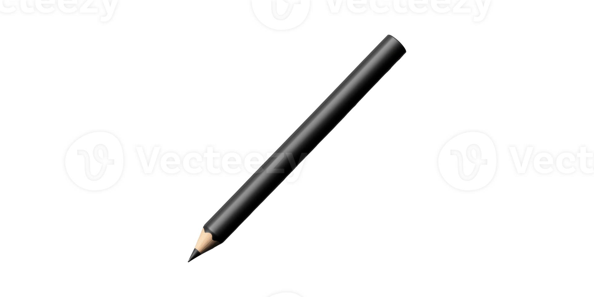 Black Graphite Pencil. Essential Tool For Writing, Drawing, And Creativity Isolated On Transparent Background png